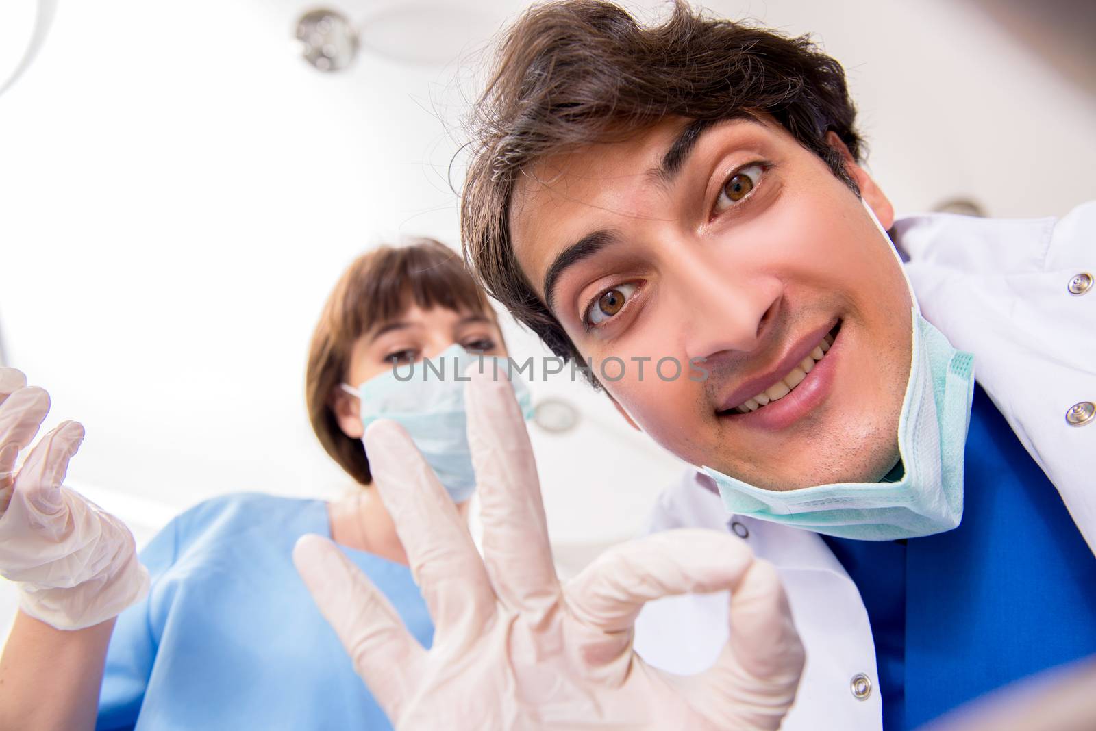 Concept of treating teeth at dentists by Elnur