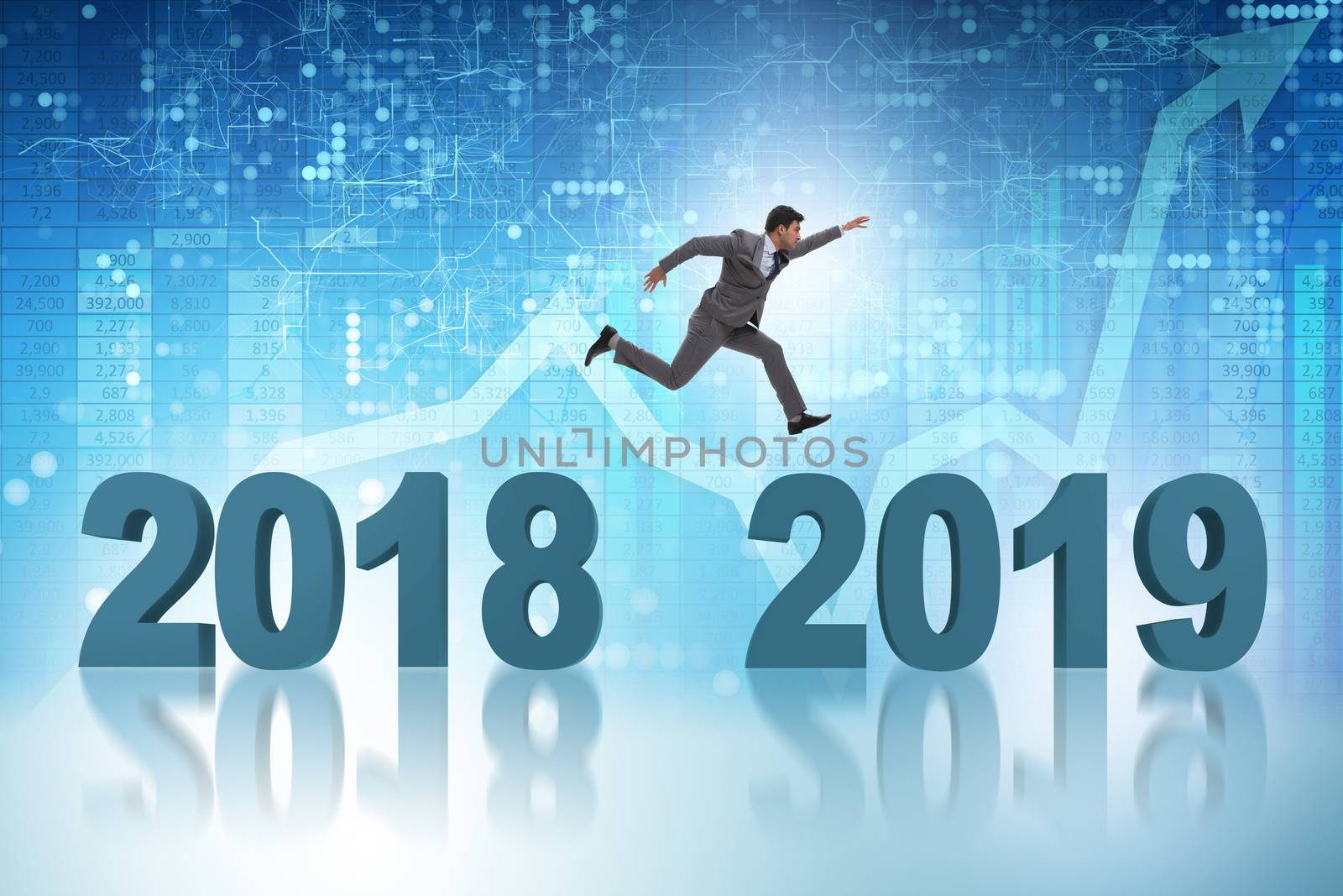 Concept of transition between 2018 and 2019