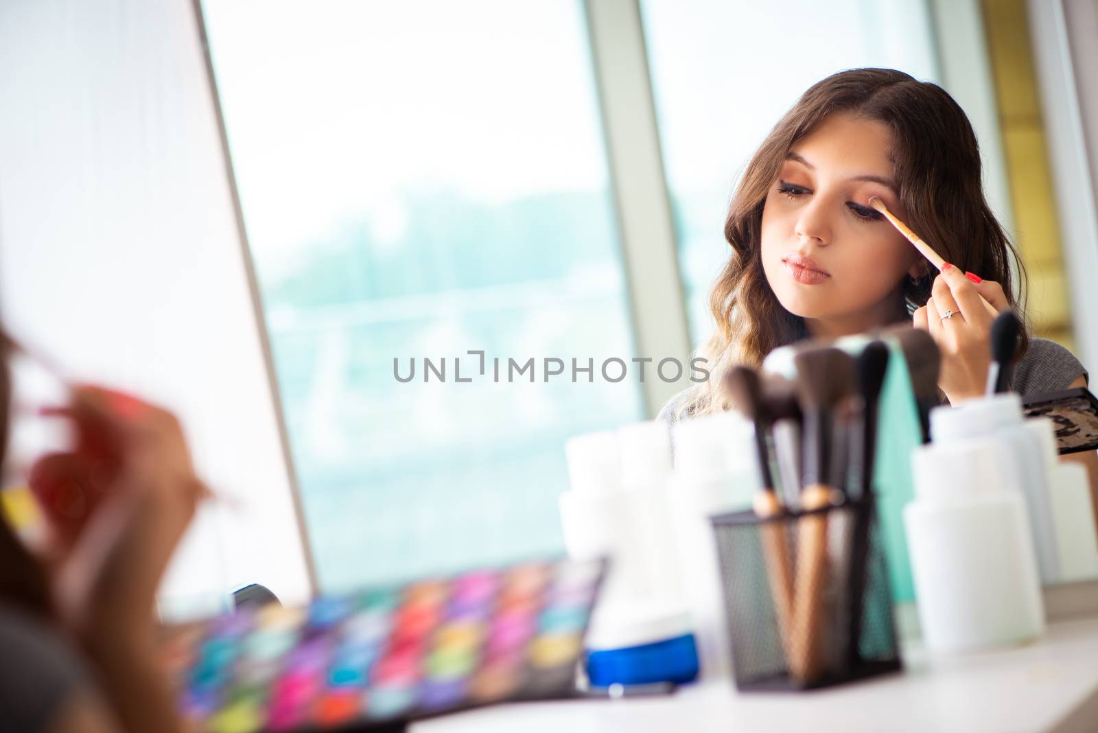 Young woman in the beauty salon by Elnur