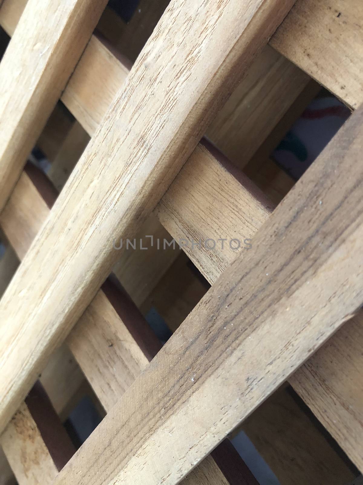 Wood that has been modified into logs, arranged in an orderly ma by noppha80