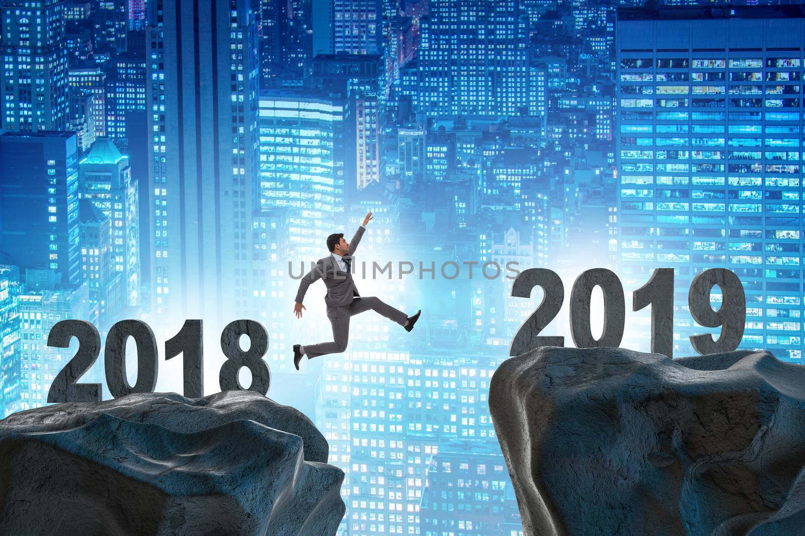 Concept of transition between 2018 and 2019
