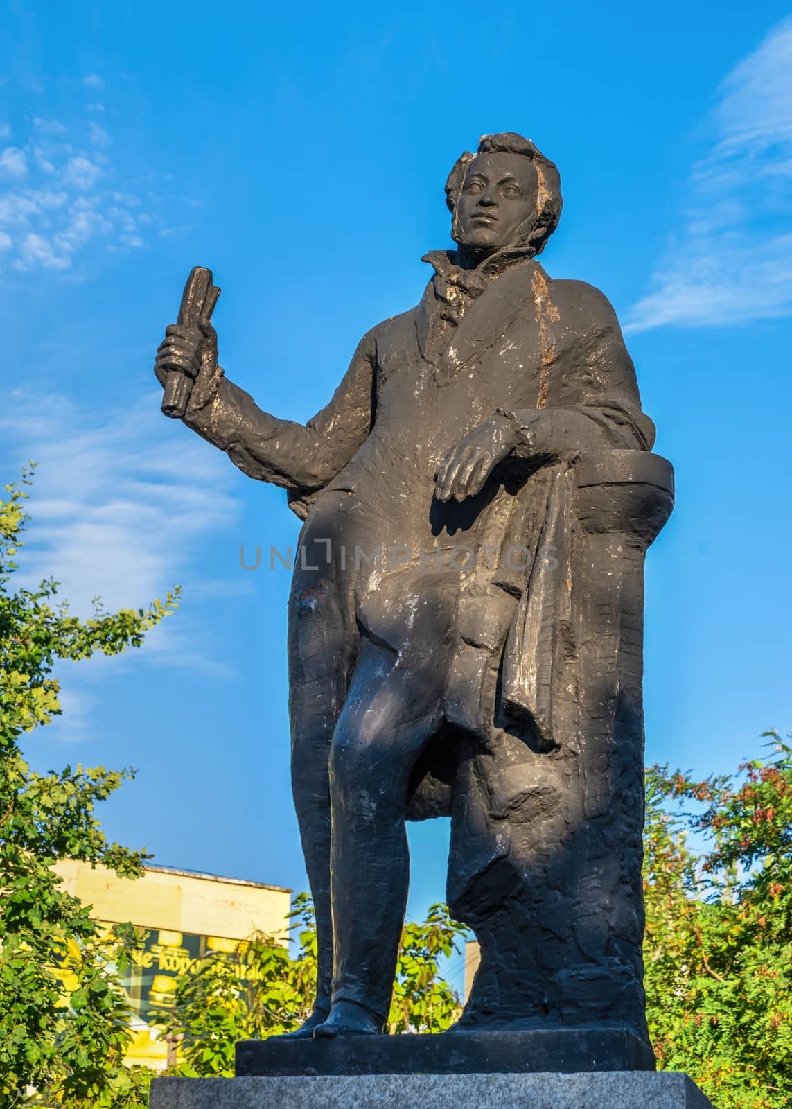 Monument to A. Pushkin in Berdyansk, Ukraine by Multipedia