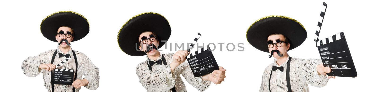 Funny mexican with movie board by Elnur