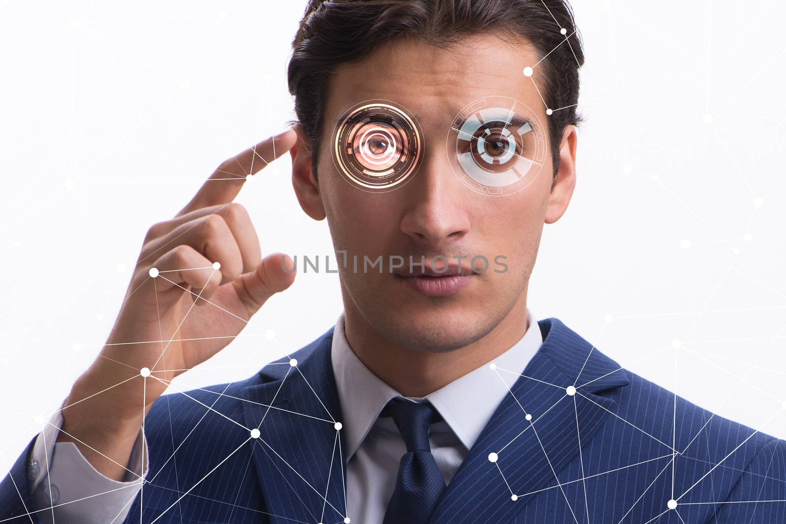 Concept of sensor implanted into human eye by Elnur