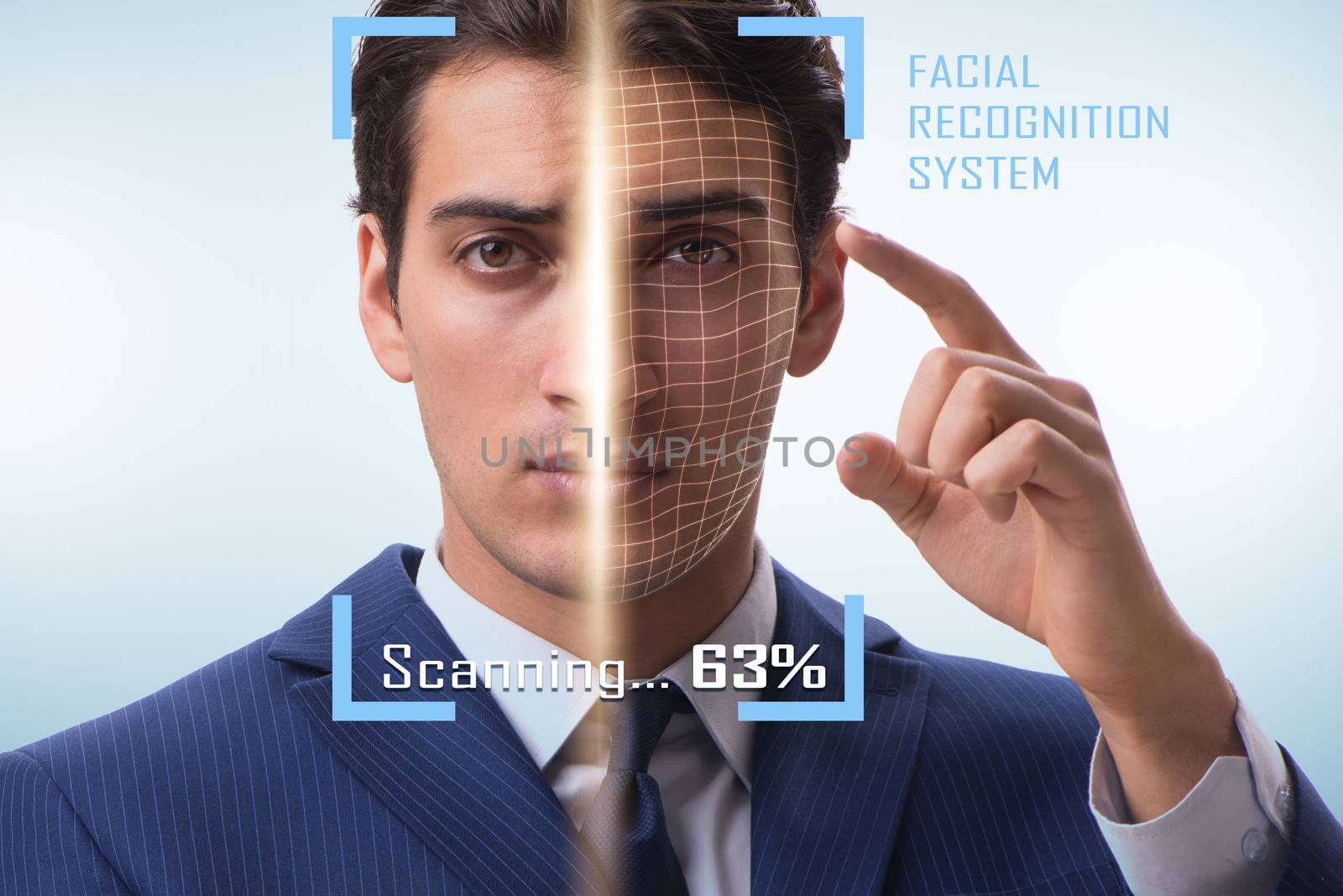 Concept of face recognition software and hardware by Elnur