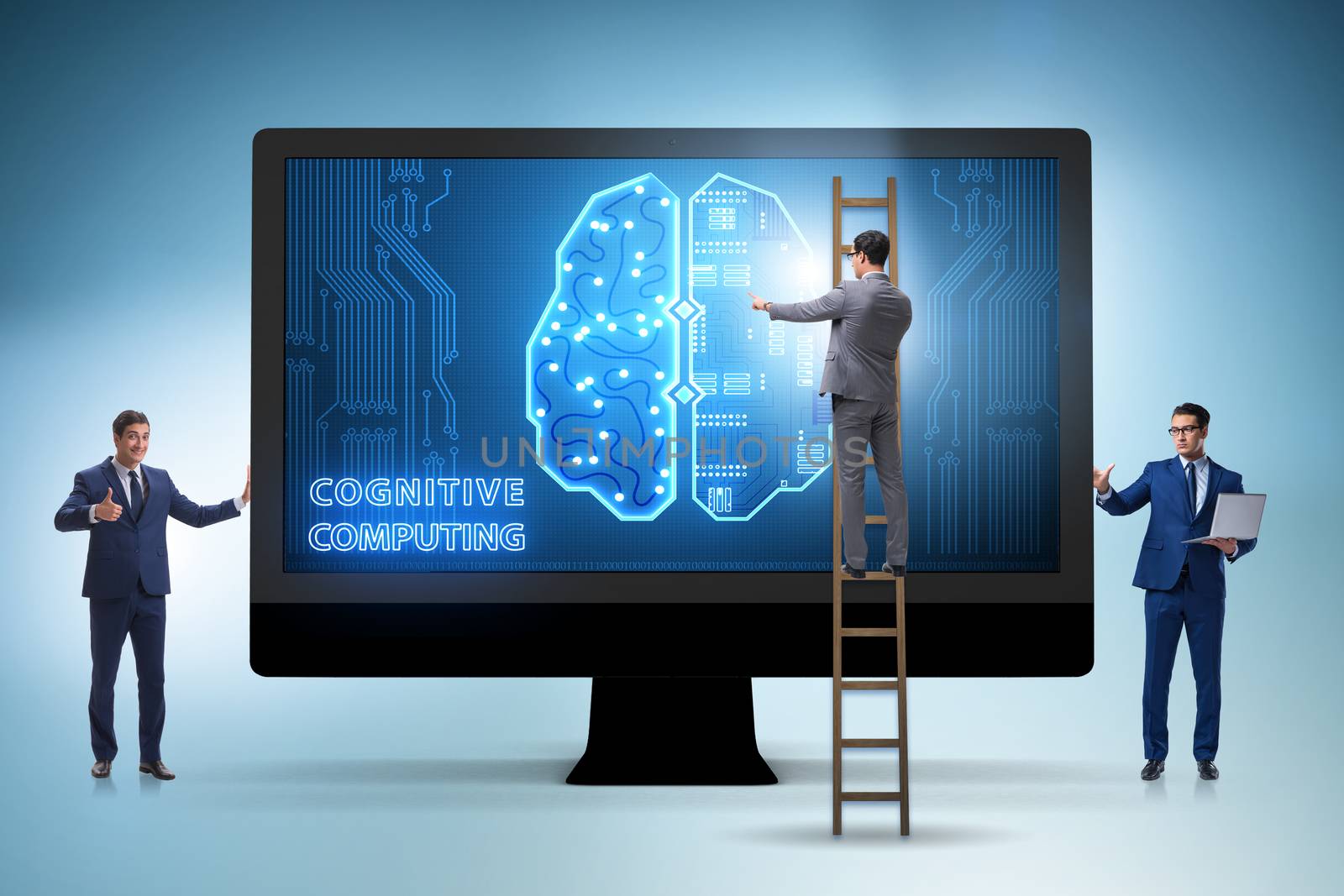 Cognitive computing concept as modern technology by Elnur