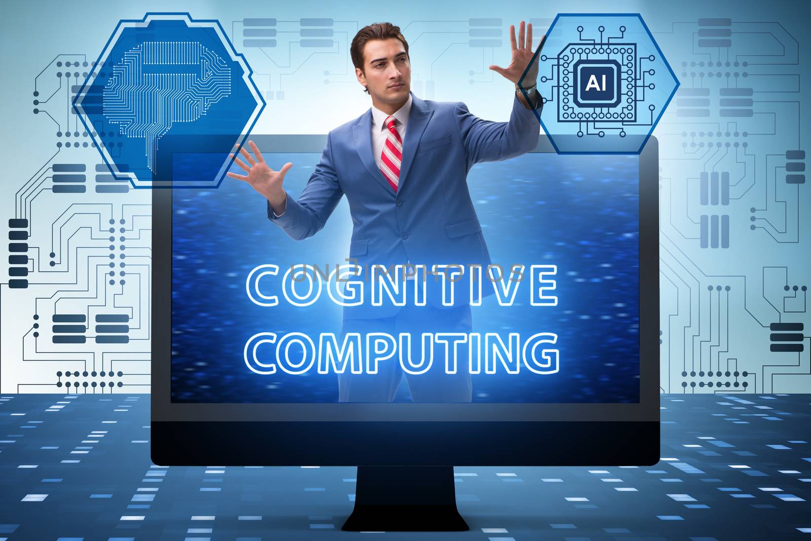 Cognitive computing concept as modern technology by Elnur