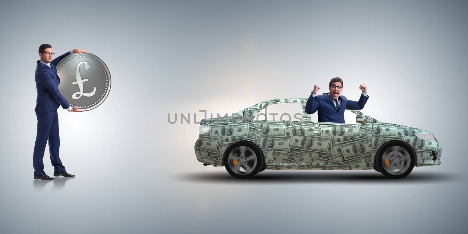 Concept of car purchase on credit terms by Elnur