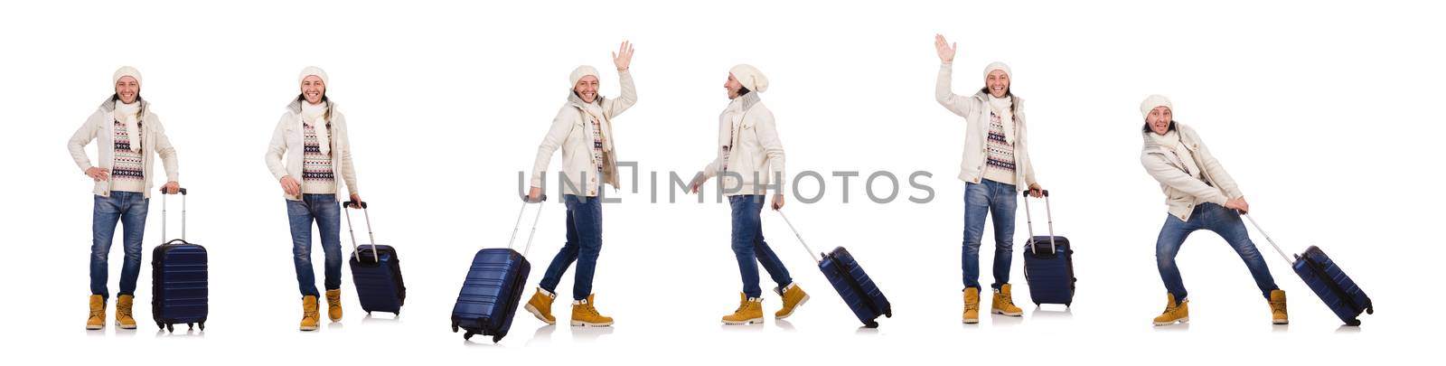 Man preparing for winter vacation by Elnur