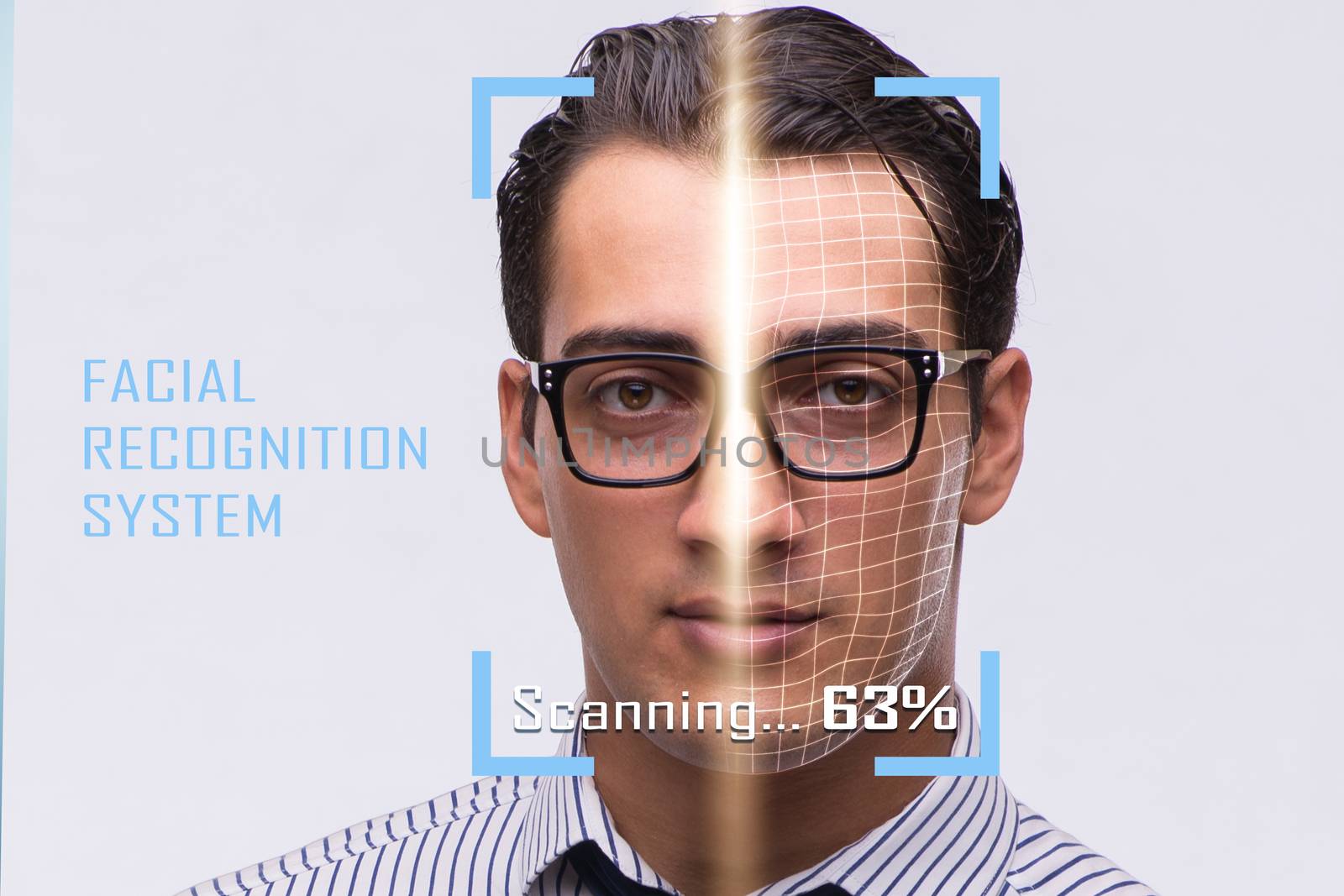 Concept of face recognition software and hardware by Elnur