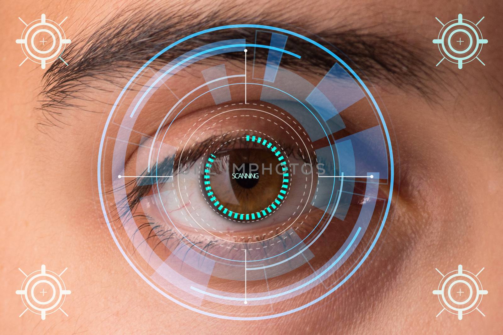 Concept of sensor implanted into human eye by Elnur