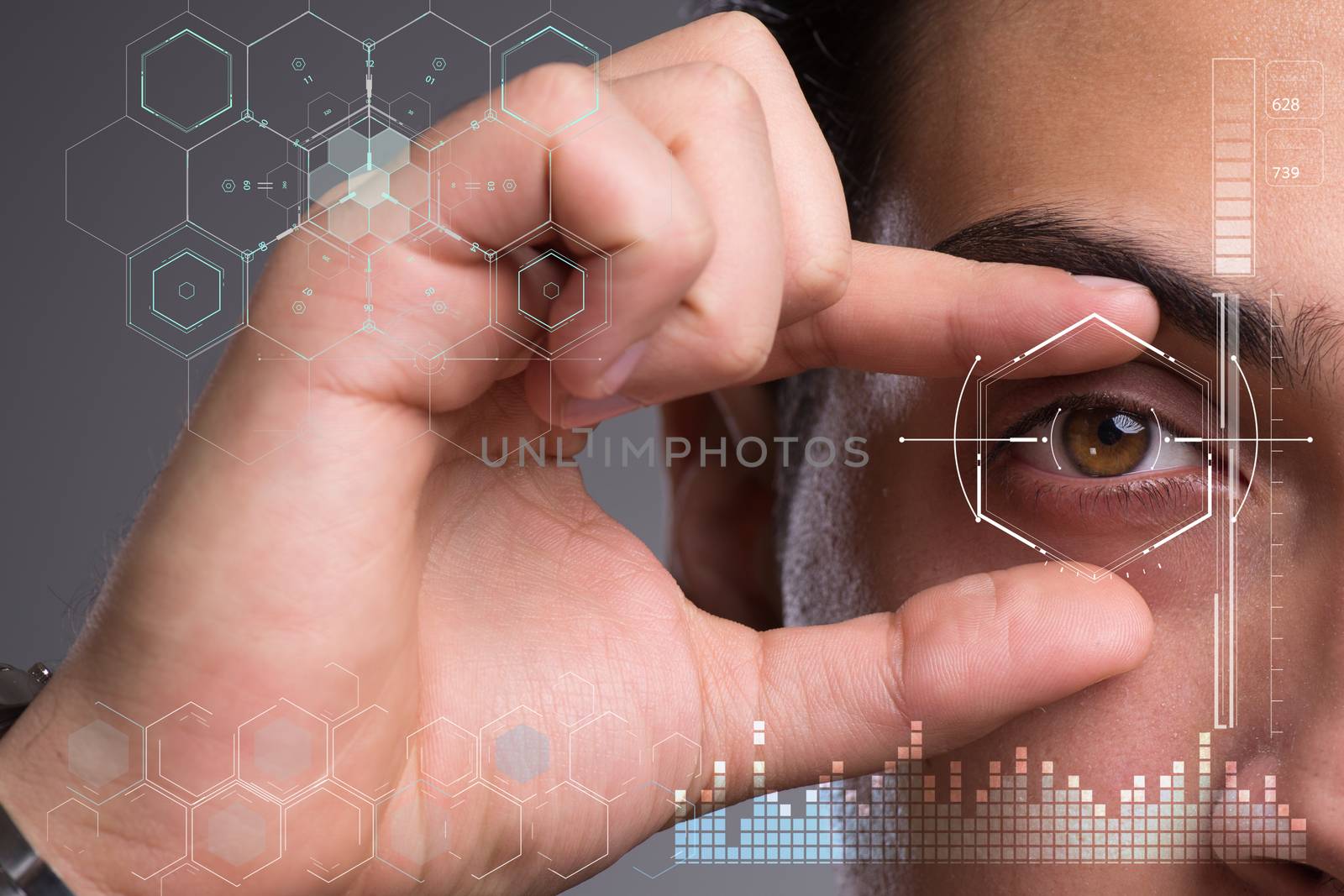 Concept of sensor implanted into human eye by Elnur