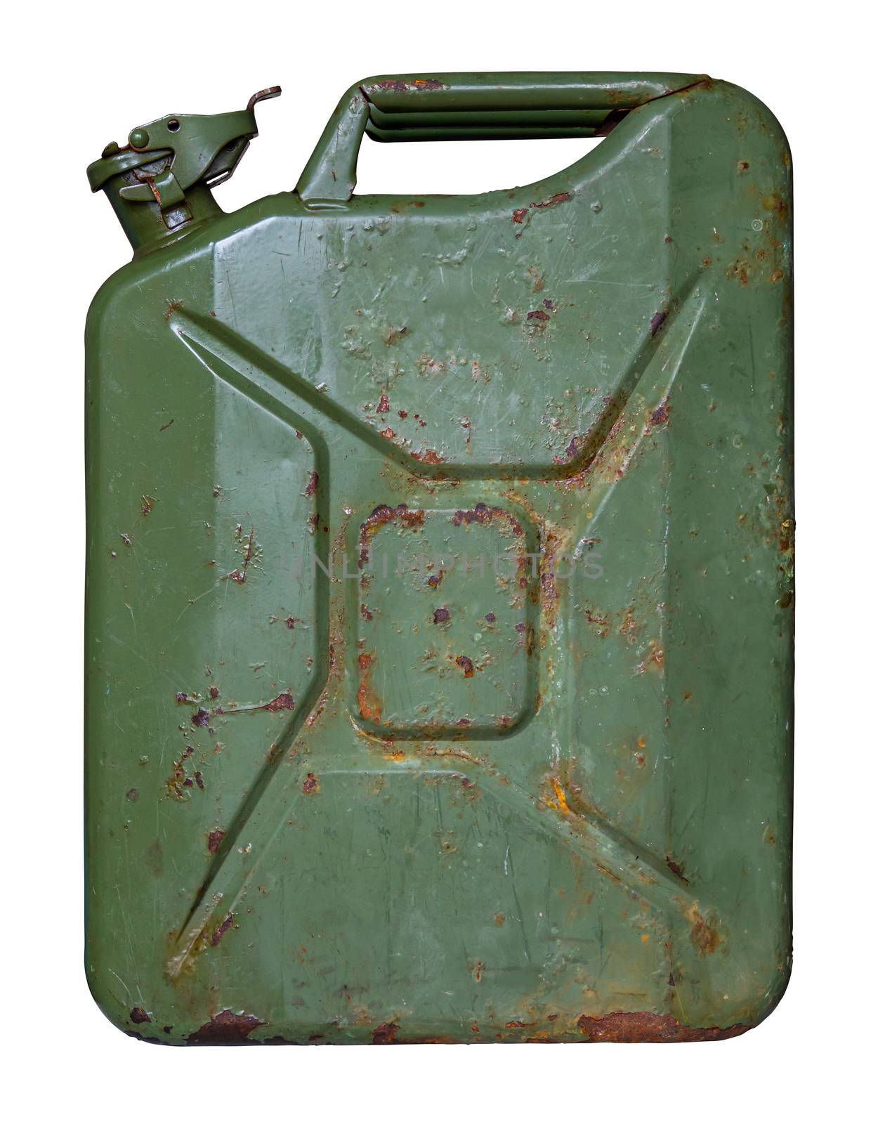Isolated Grungy Jerry Can by mrdoomits