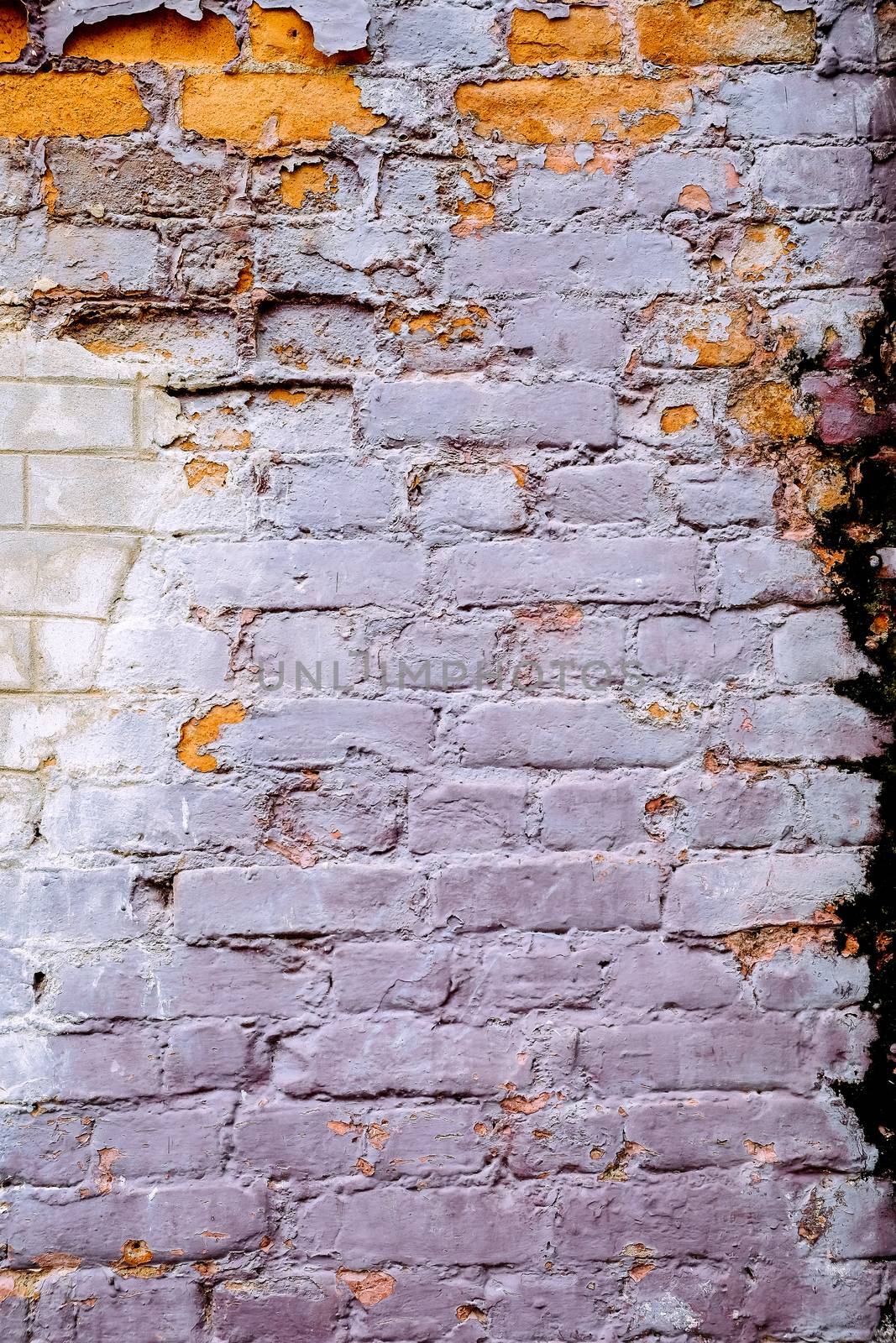 Image of Damaged brick wall