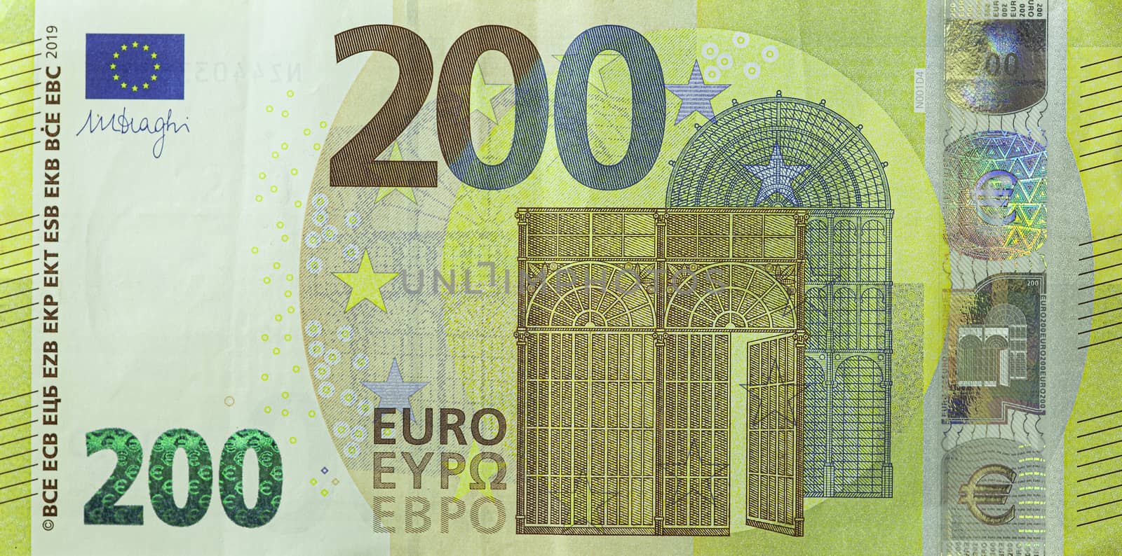 Two hundred Euro bill 3 by pippocarlot