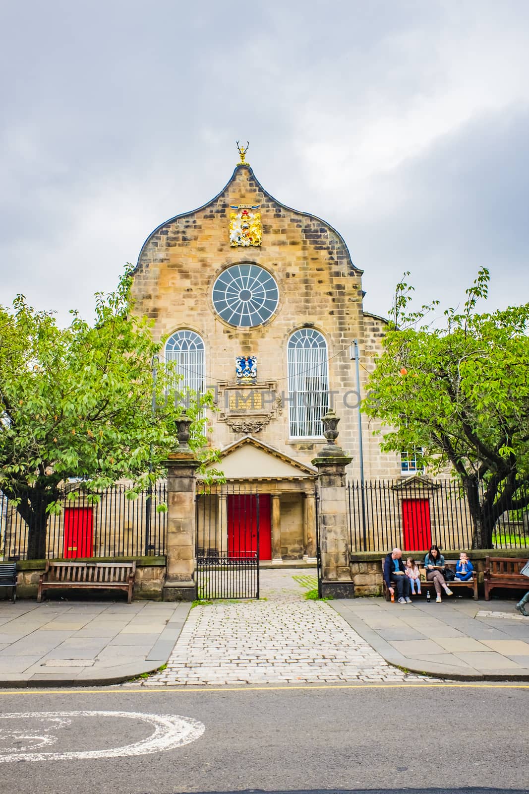 Canongate Kirk viewed from Canongate street by paddythegolfer