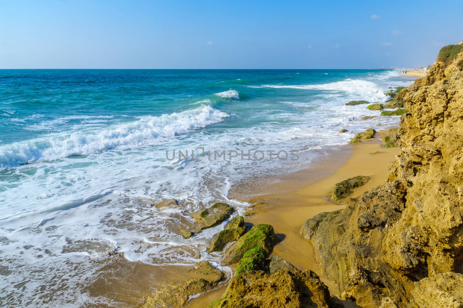 Mediterranean beach of Ashkelon National Park by RnDmS
