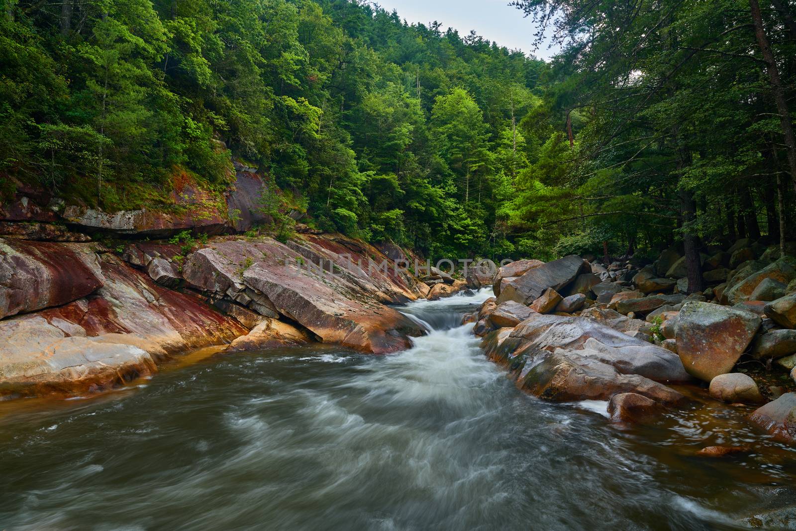 Rapids on Wilson Creek in North Carolina. by patrickstock