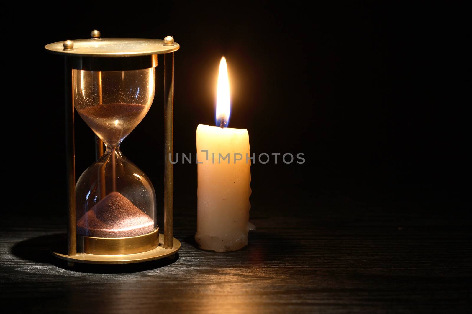 Hourglass And Candle by kvkirillov