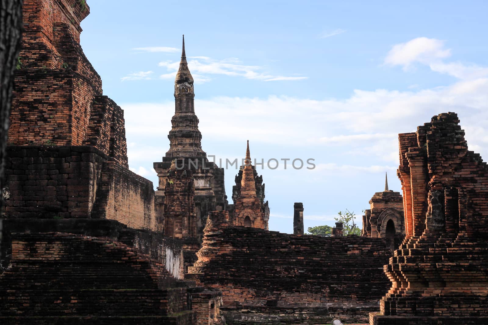 Wat Mahathat is a temple in Sukhothai town since ancient times. by suthipong