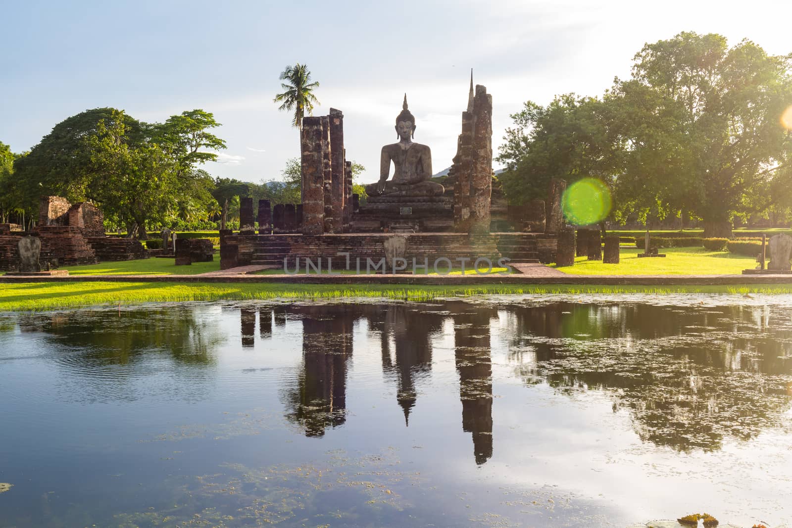 Wat Mahathat is a temple in Sukhothai town since ancient times. by suthipong