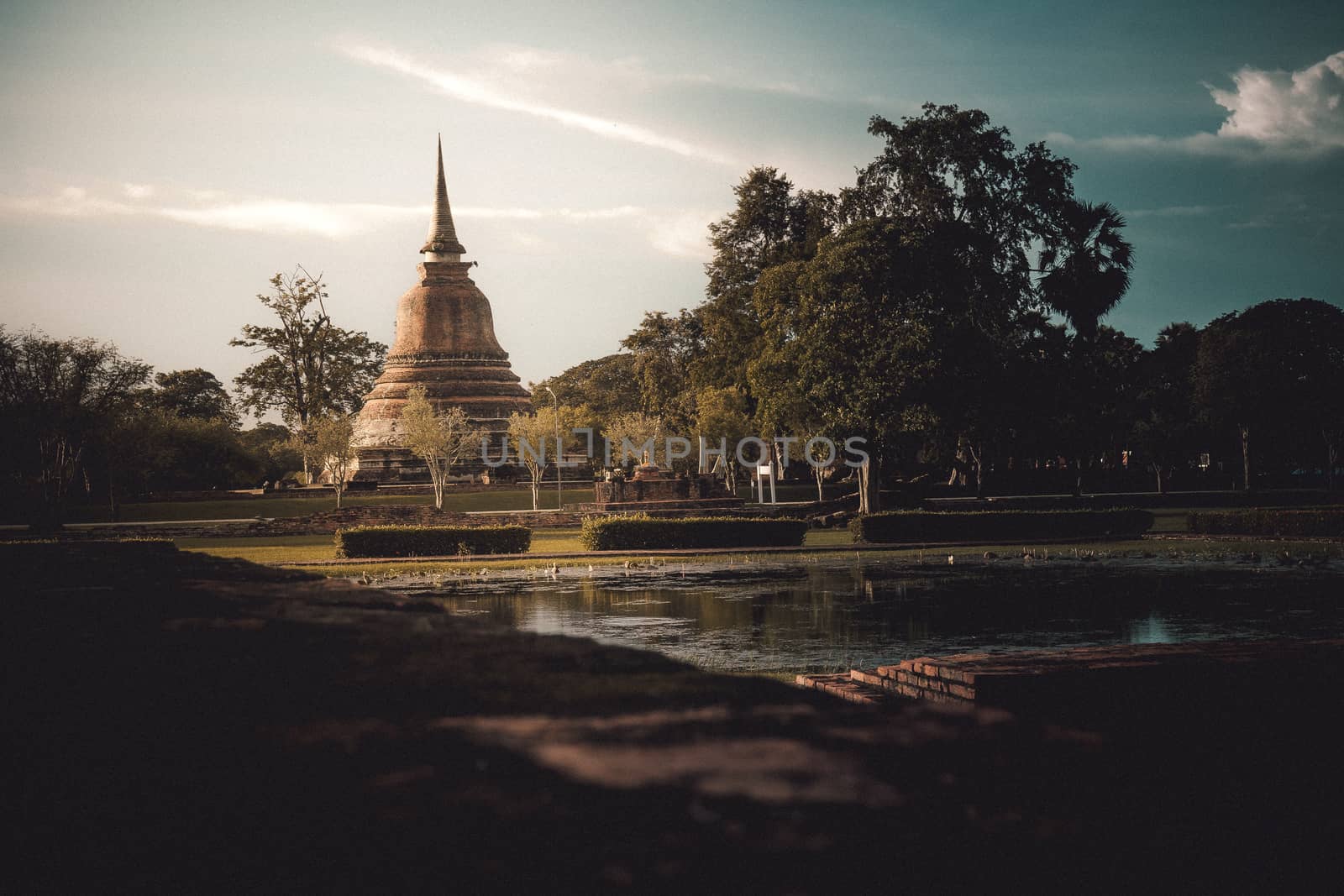 Wat Mahathat is a temple in Sukhothai town since ancient times. by suthipong