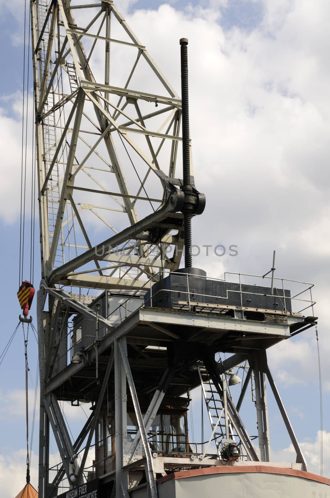 Floating crane HHLA I, Hamburg, Germany.