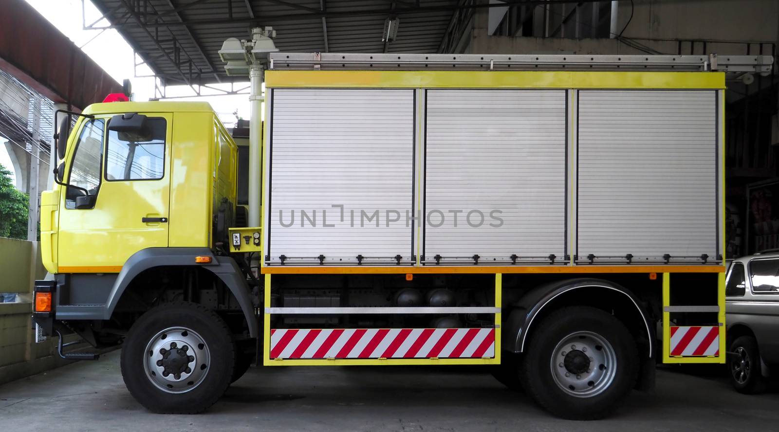 Fire hydrant professional equipment from station by gnepphoto