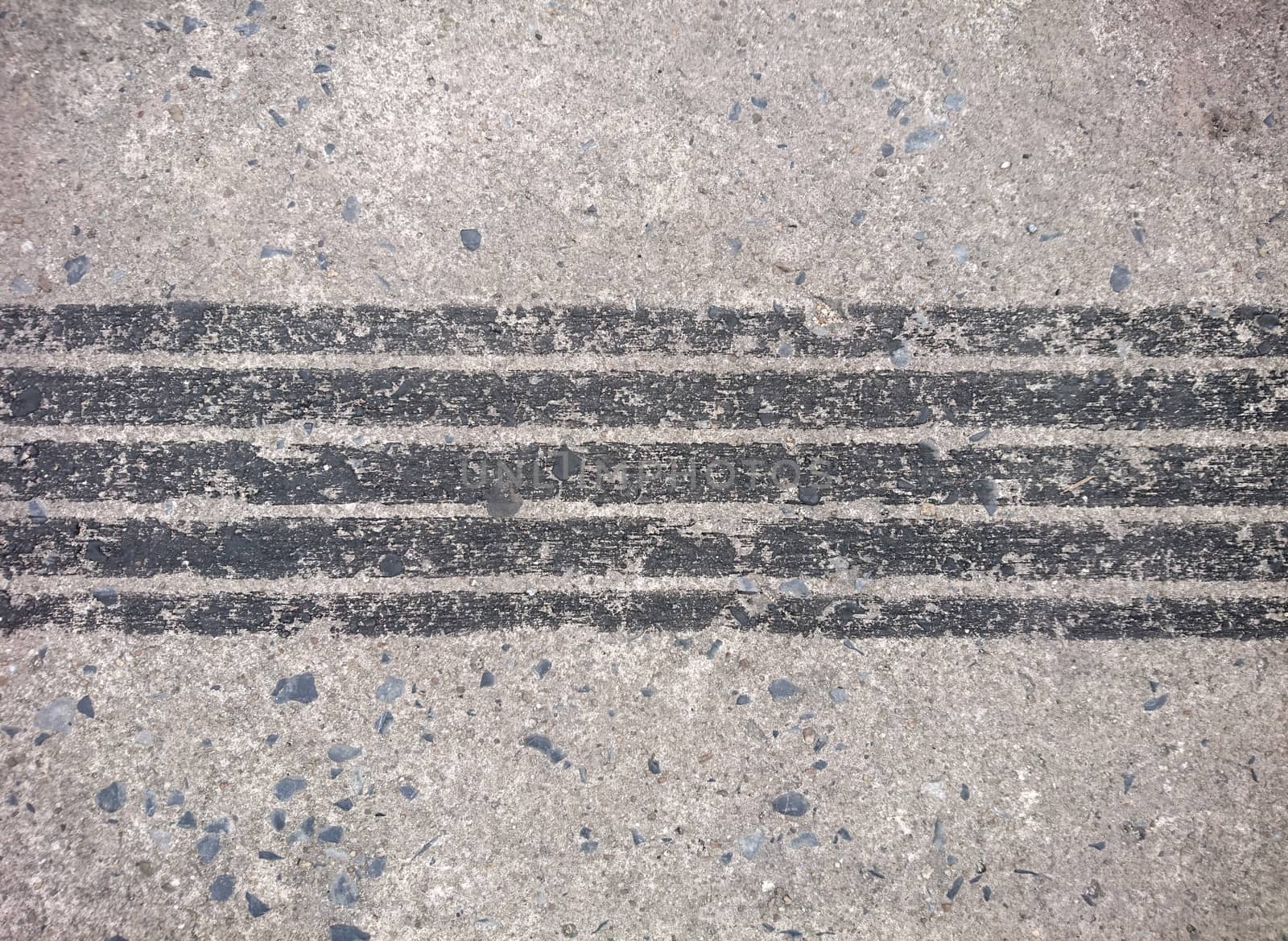 Background of tire marks on road by liewluck