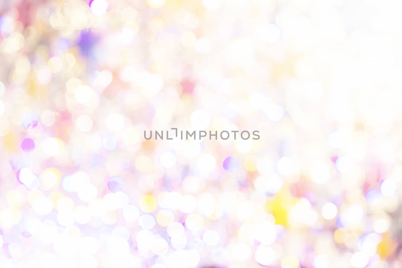 Blurry abstract background with bokeh defocused lights