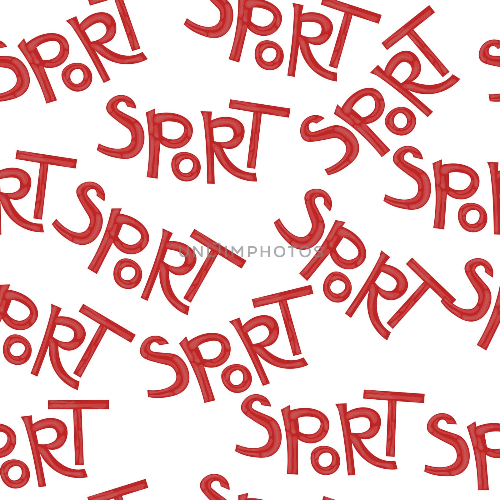 seamless pattern from word sport for packaging.