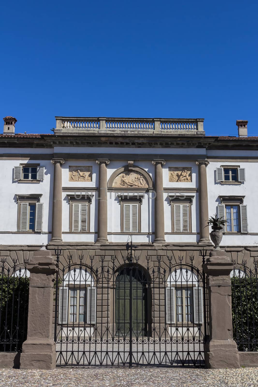 An ancient Italian villa located in northern.