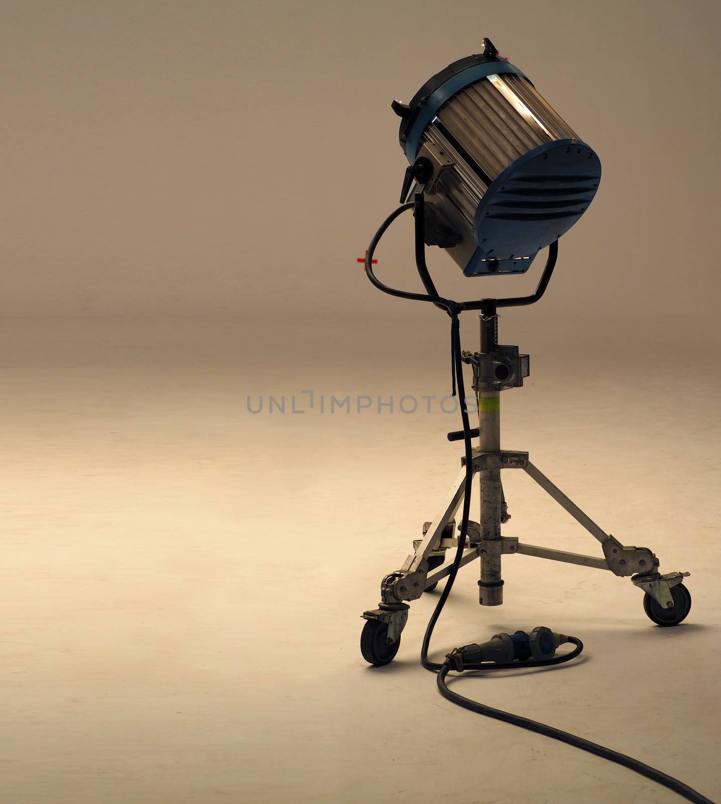 Big studio lights for video movie or film production by gnepphoto