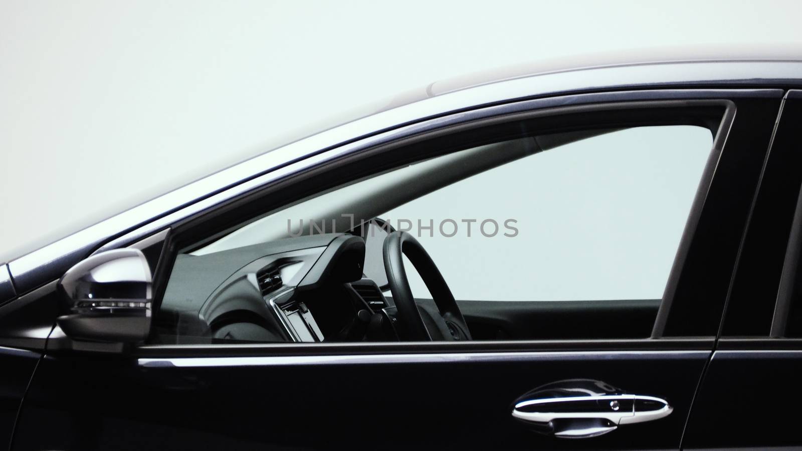 Parts of automotive car black color side shots shooting by gnepphoto