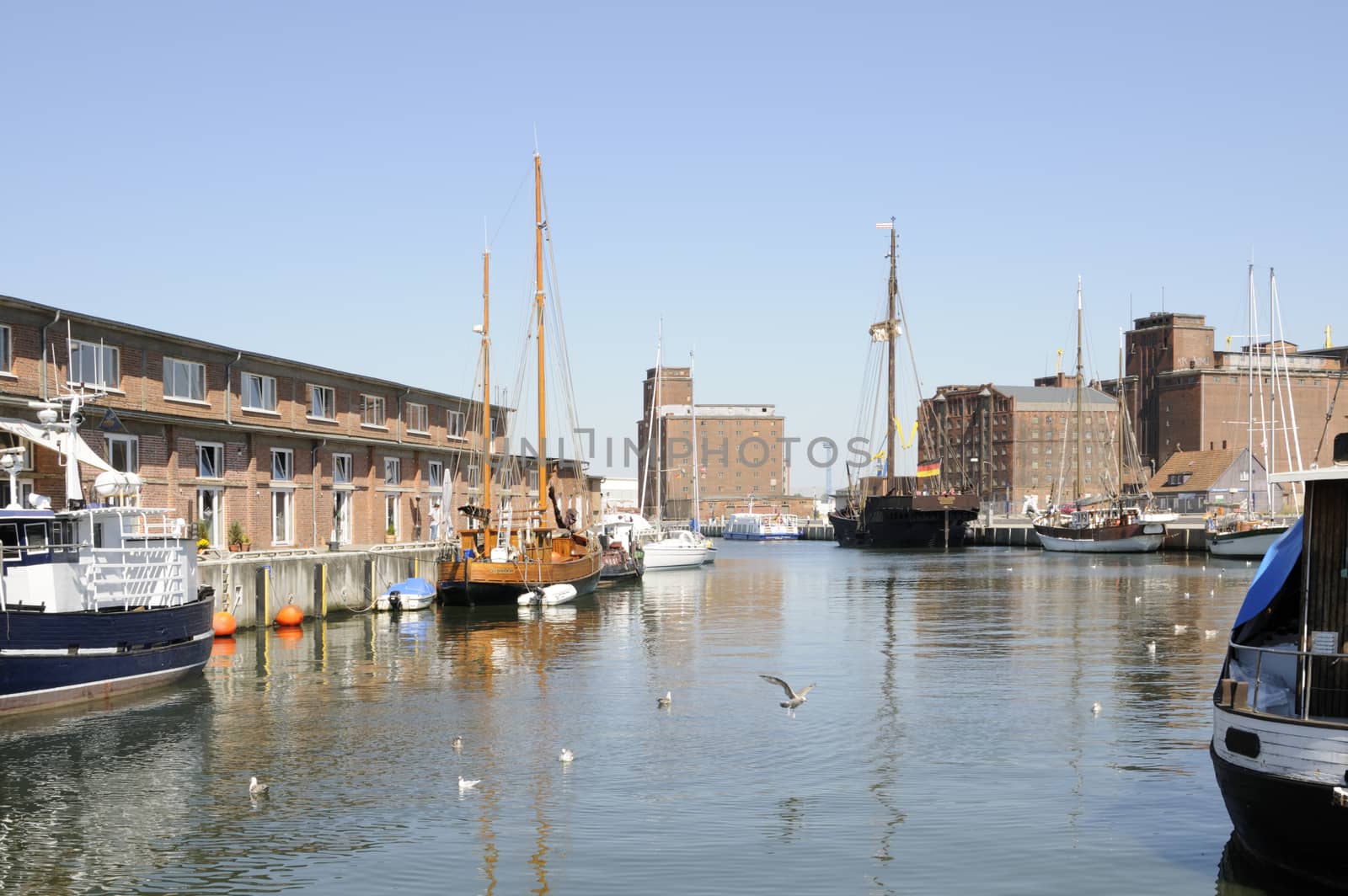 Port of Wismar, Germany.