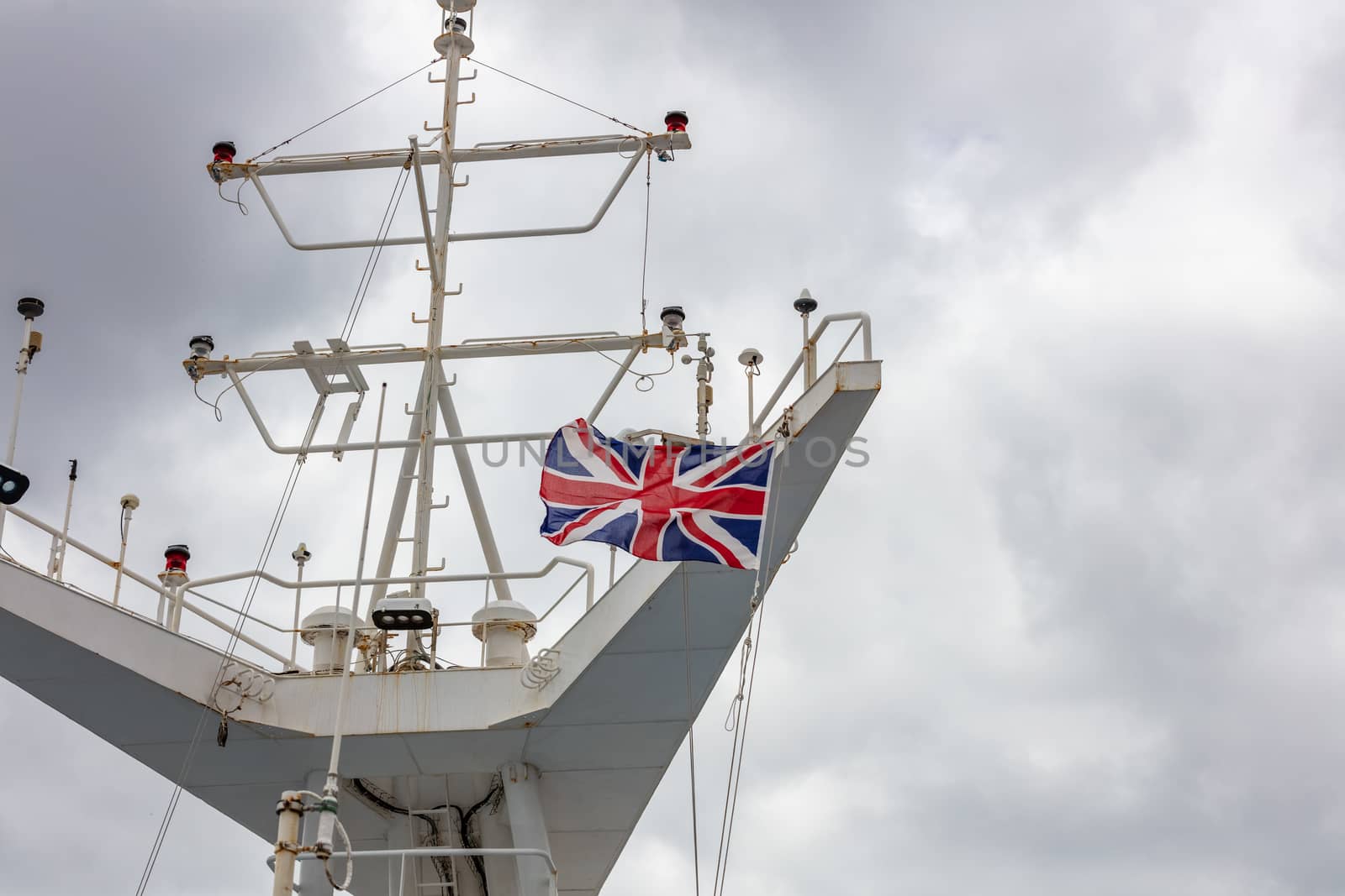 Great Britain's flag waving in the wind by DamantisZ