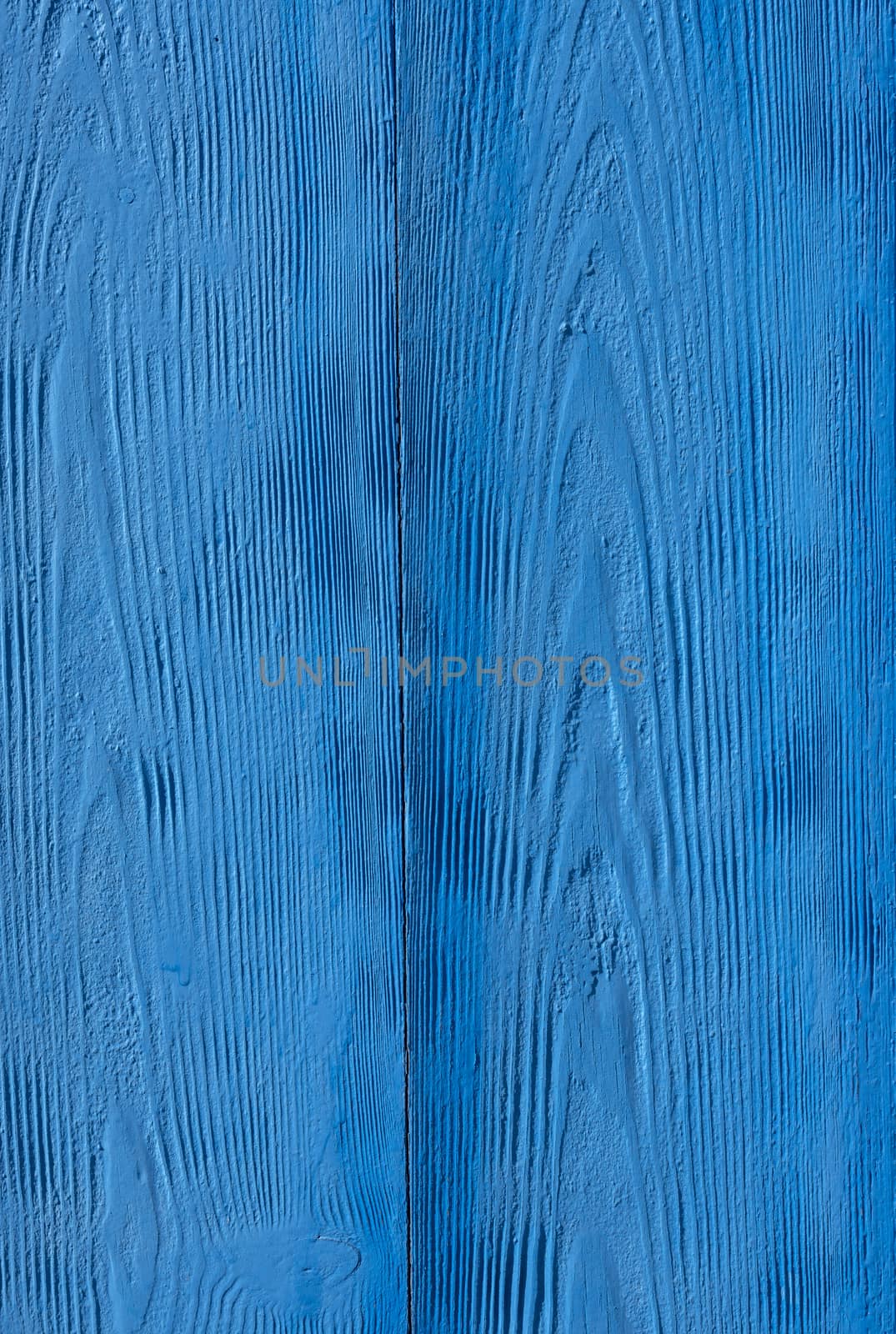 texture of old wood with bright fresh blue paint by ahavelaar