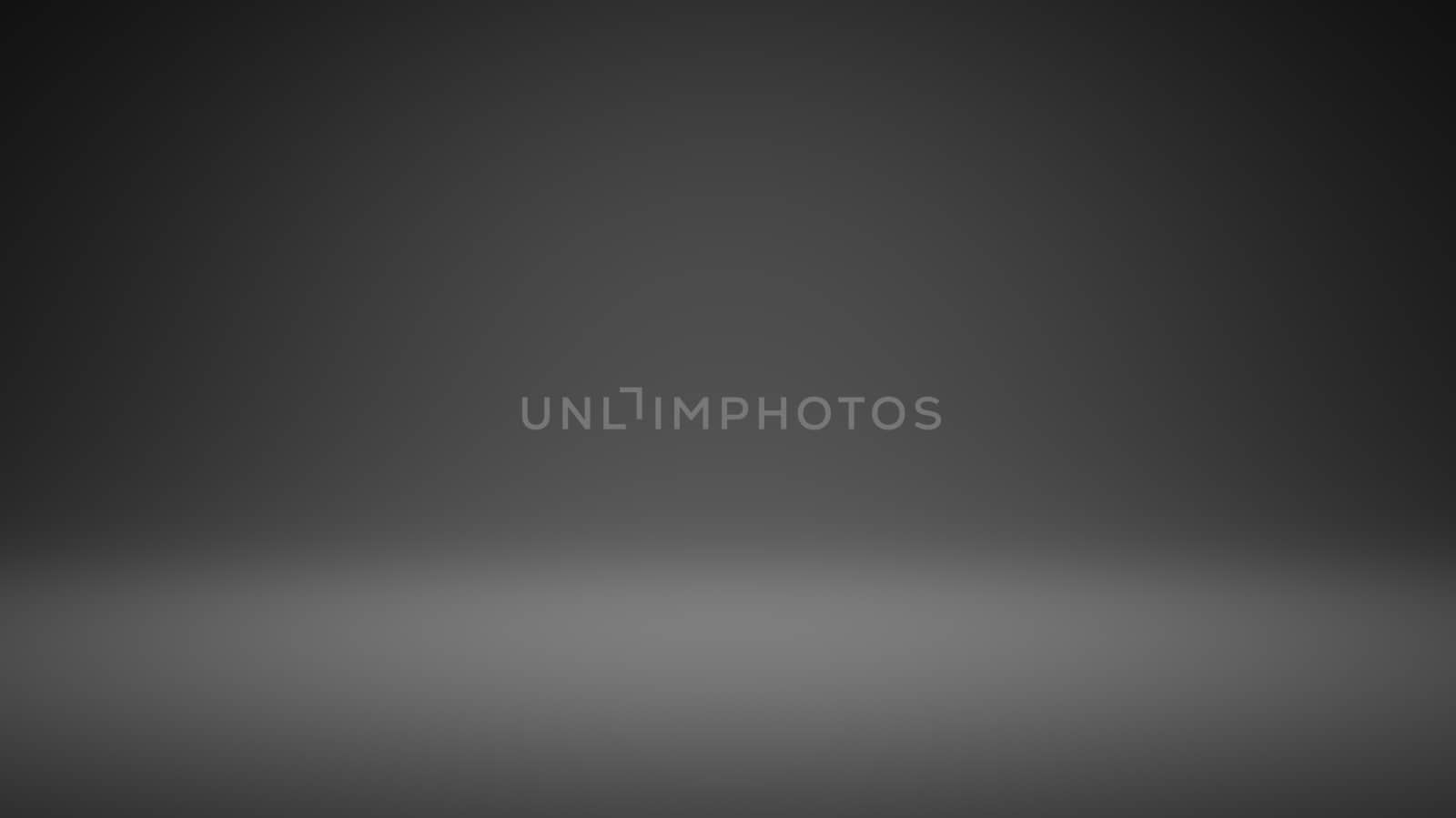 Empty Blank Black Studio Background 3D Render