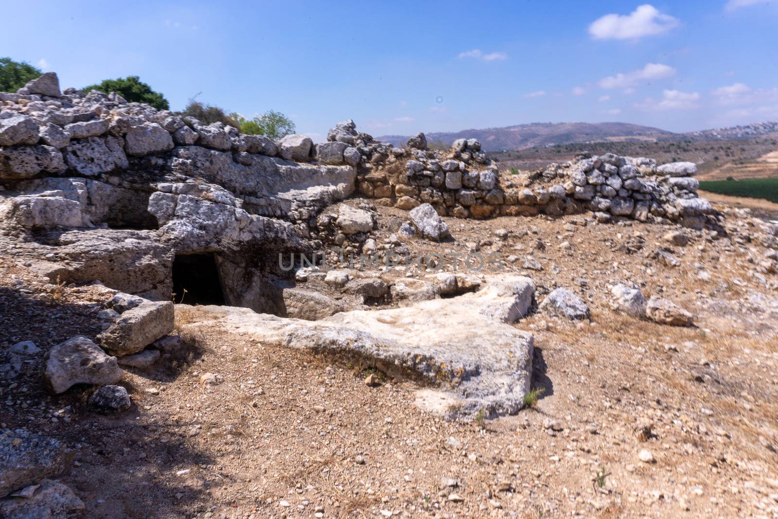 Biblical Shiloh ruins of historic town in Samaria