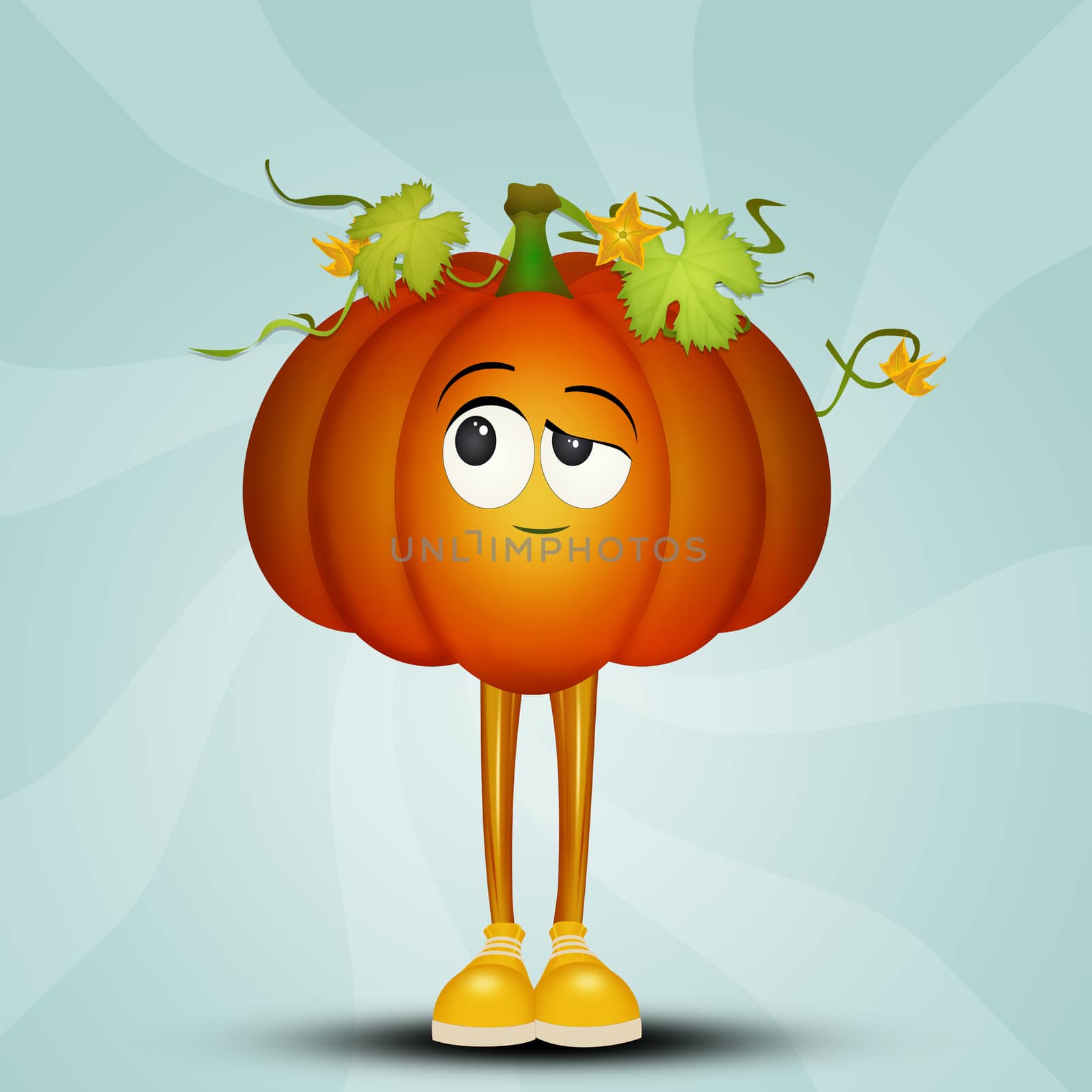 illustration of pumpkin by adrenalina