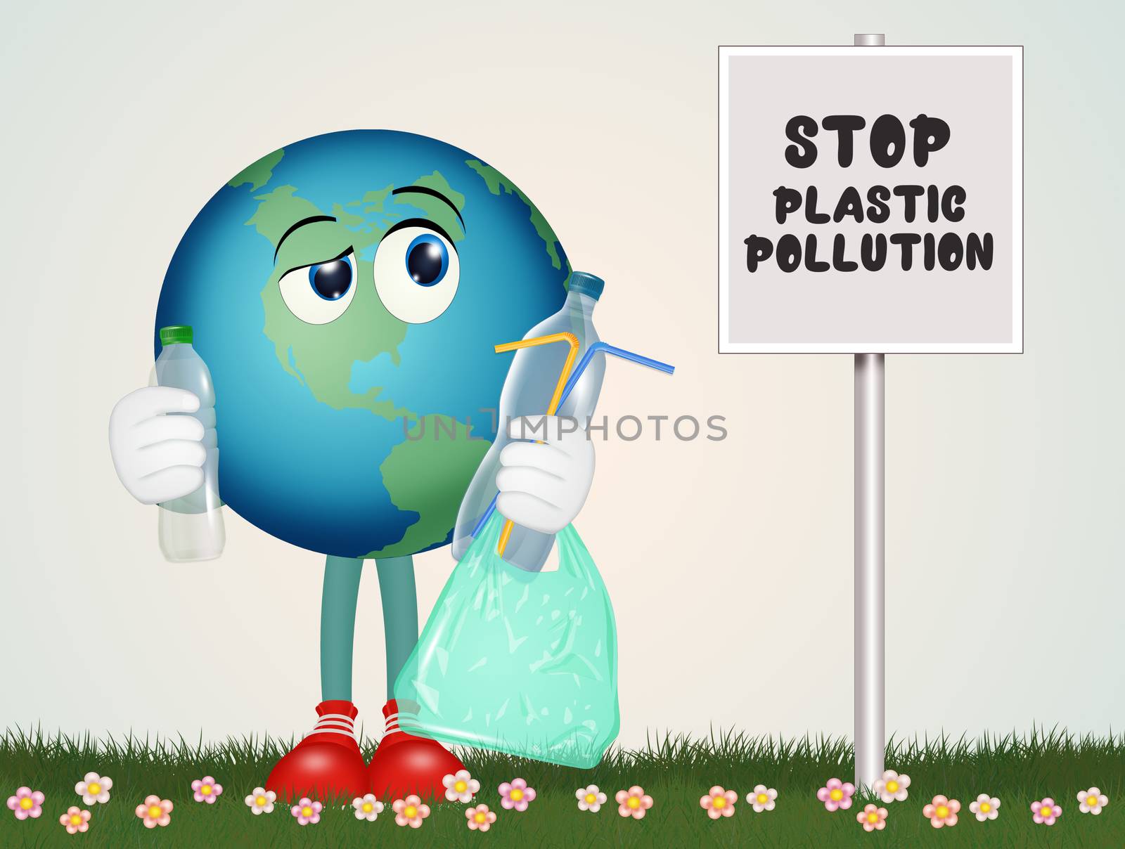 stop plastic pollution by adrenalina