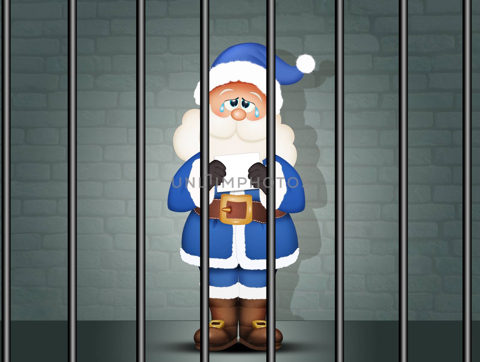 Santa Claus arrested by adrenalina