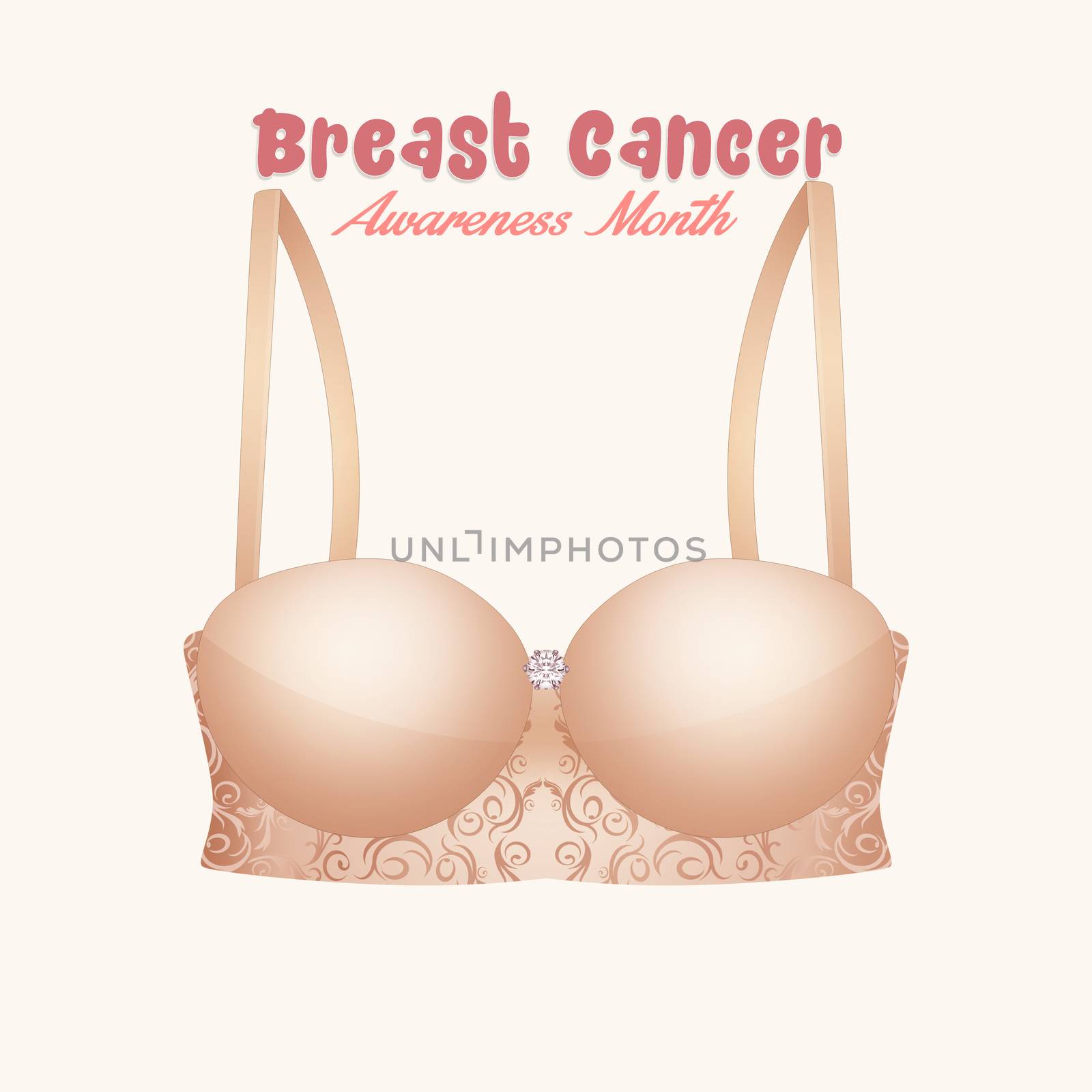 Breast Cancer postcard by adrenalina