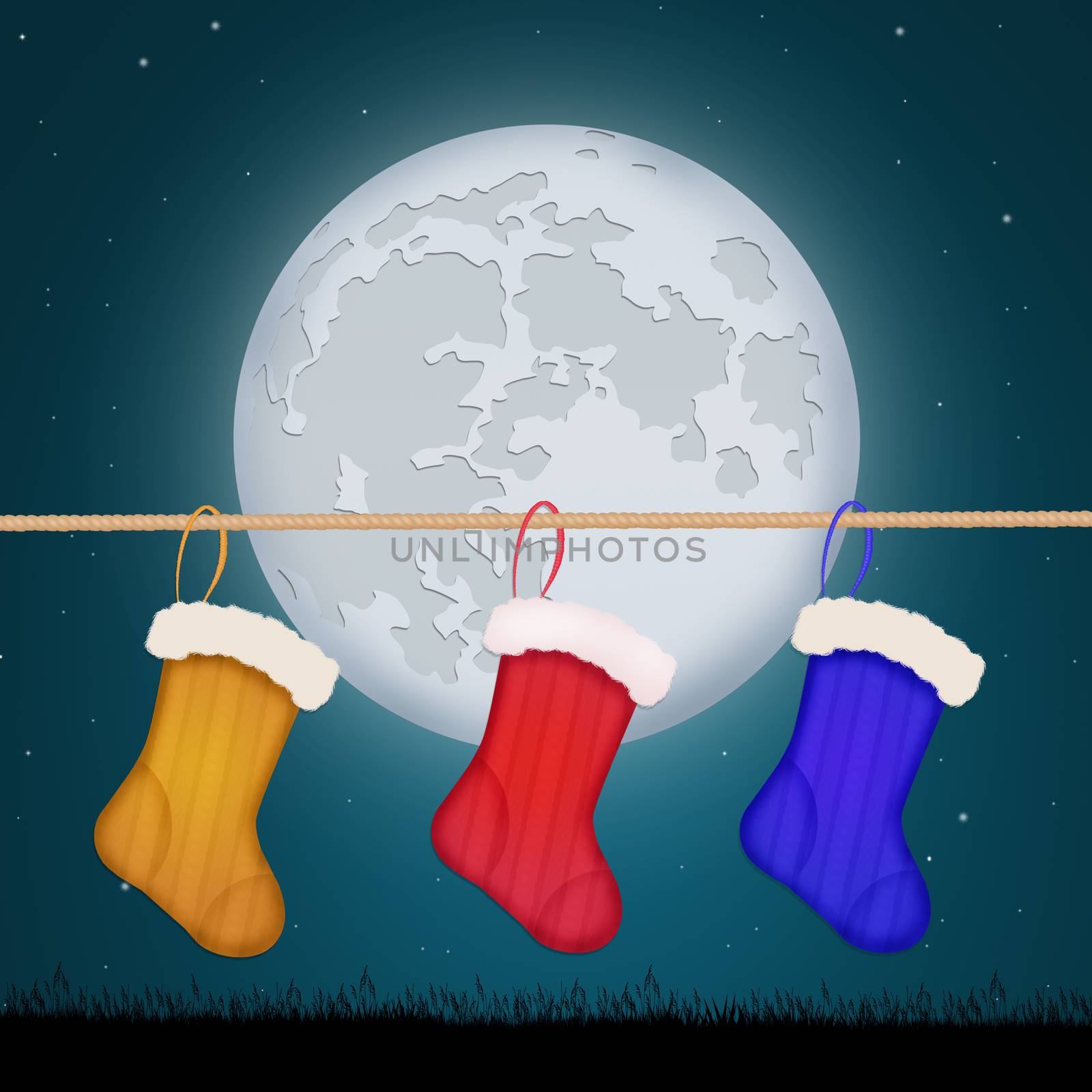 illustration of socks of Epiphany