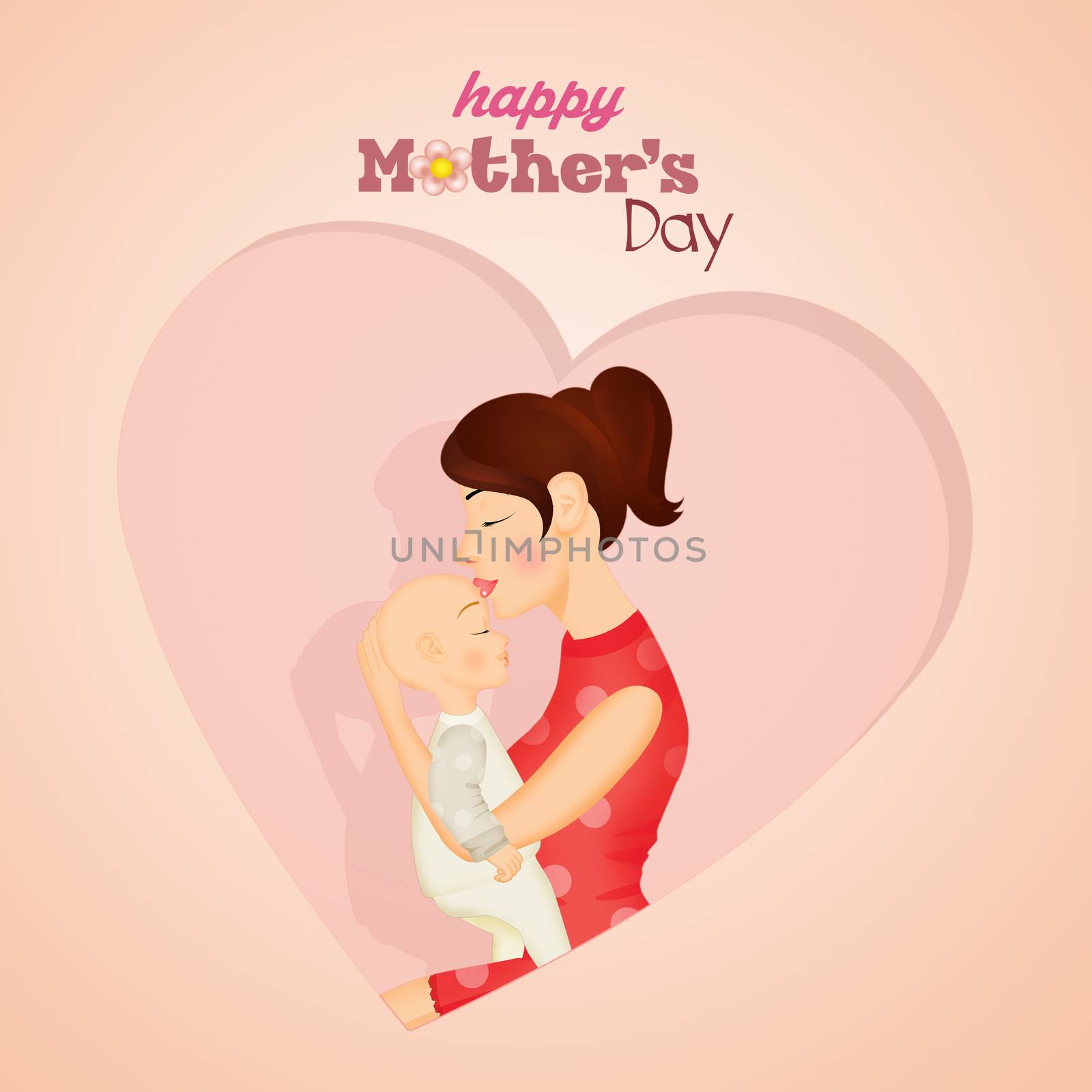 illustration of mother day by adrenalina