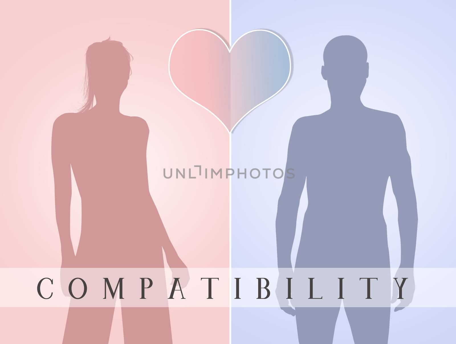 illustration of compatibility between men and women