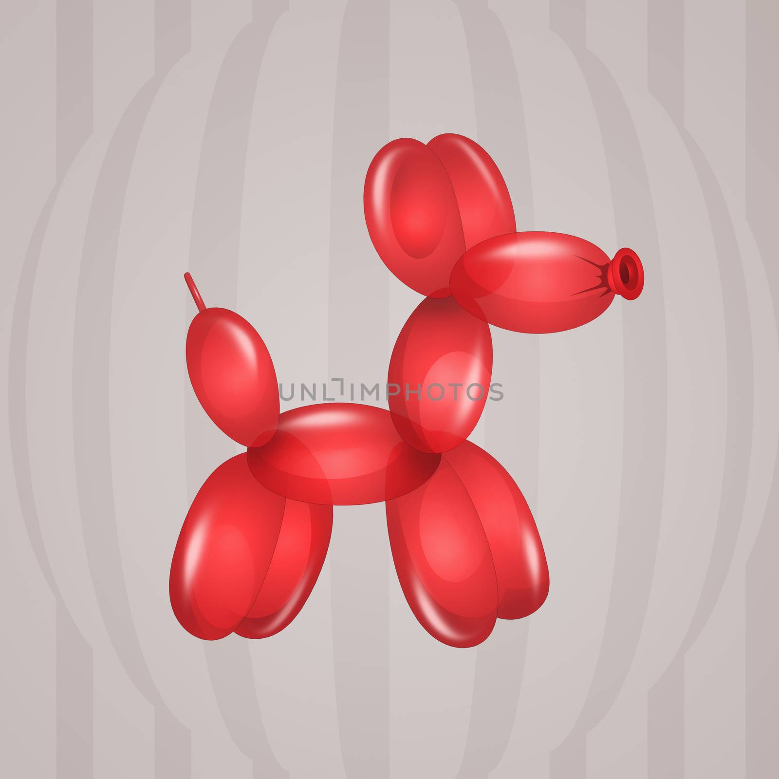 balloon in the shape of a dog by adrenalina