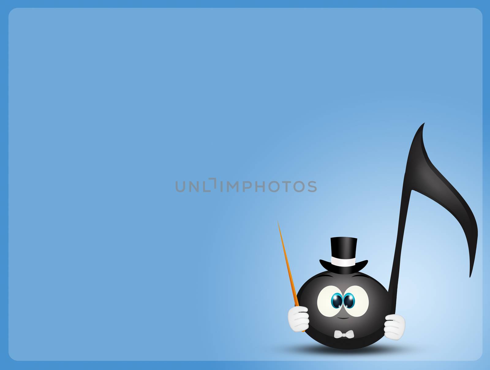 funny musical note conductor by adrenalina