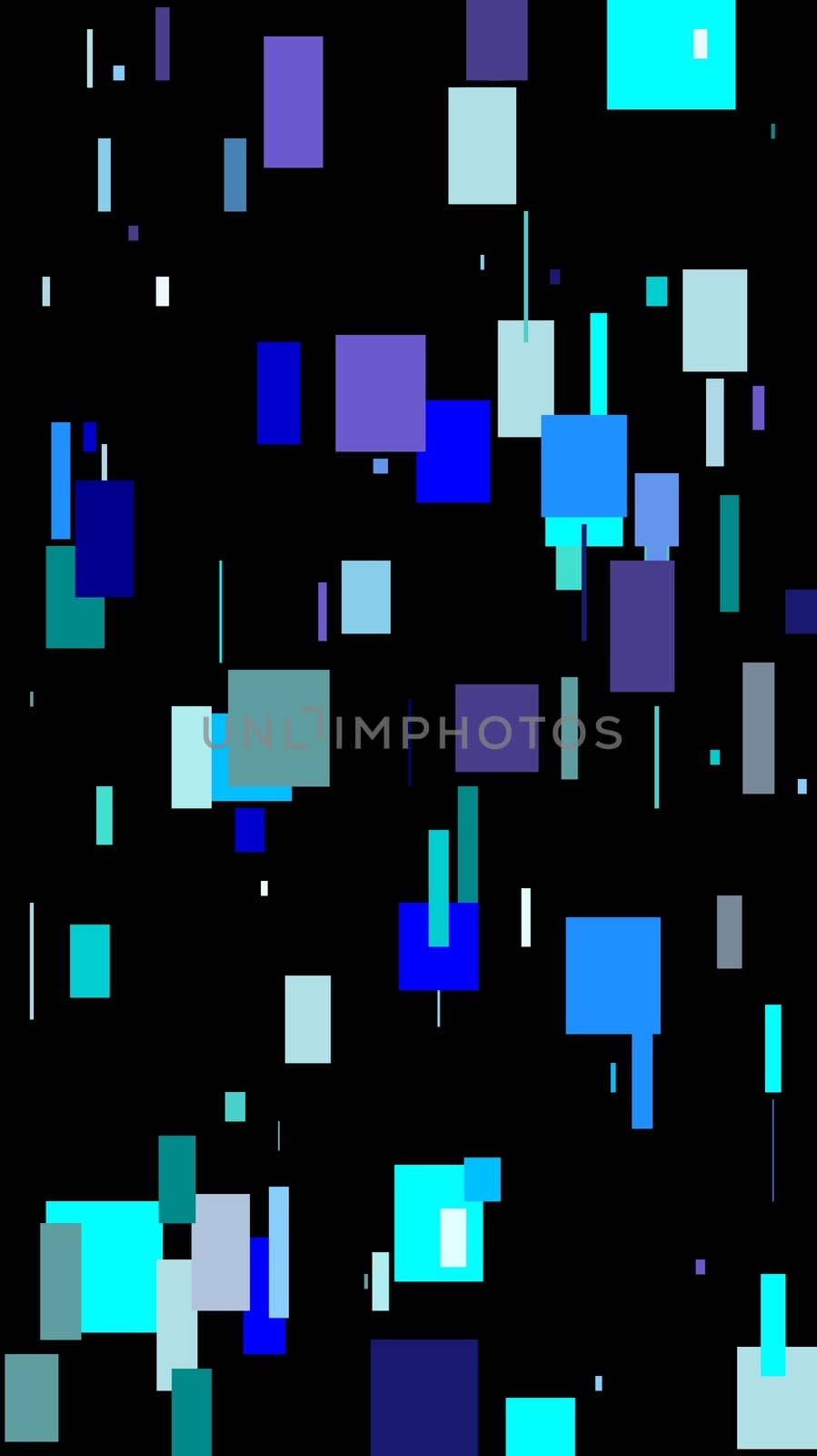 Abstract blue squares illustration background by claudiodivizia