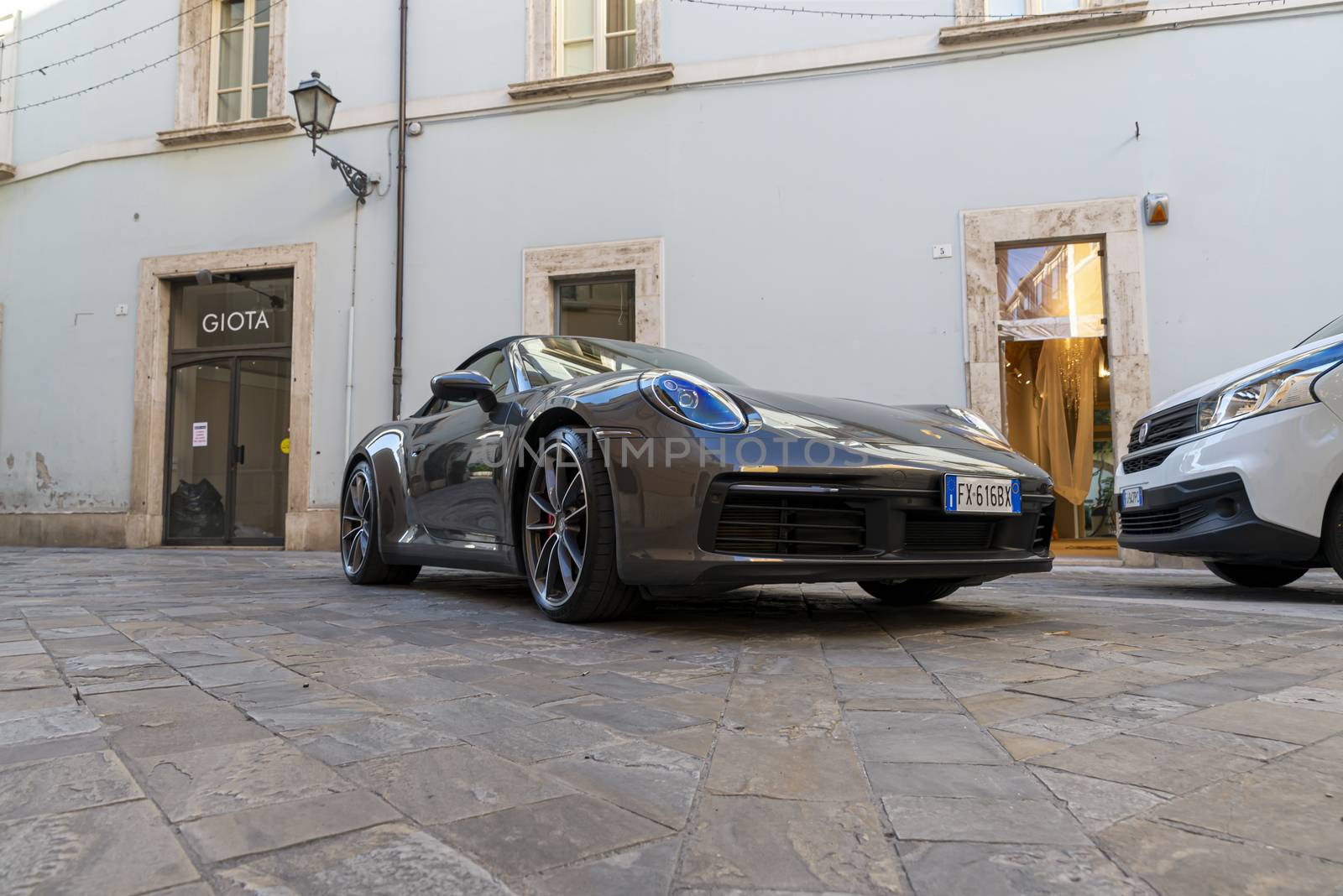 terni,italy august 21 2020:Porsche luxury sports car parked
